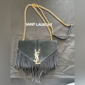 Used YSL FRINGE KATE BAG